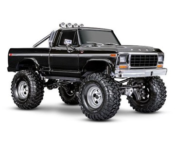 Traxxas TRX-4 Ford F-150 Ranger XLT High Trail Edition 1/10 Scale 4x4 Trail Truck, Fully-Assembled, Waterproof Electronics, Ready-To-Drive, With TQi 2.4GHz 4-Channel Radio System, XL-5 XHV Speed Control, Hi/Low Transmission, Remote Locking Differentials, 