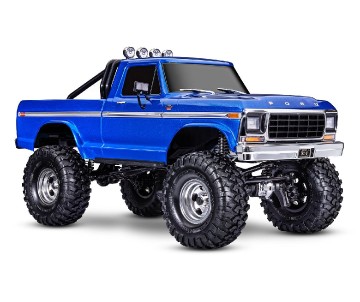 Traxxas TRX-4 Ford F-150 Ranger XLT High Trail Edition 1/10 Scale 4x4 Trail Truck, Fully-Assembled, Waterproof Electronics, Ready-To-Drive, With TQi 2.4GHz 4-Channel Radio System, XL-5 XHV Speed Control, Hi/Low Transmission, Remote Locking Differentials, 