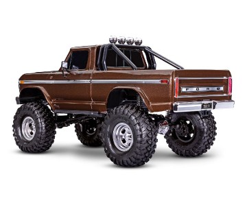 Traxxas TRX-4 Ford F-150 Ranger XLT High Trail Edition 1/10 Scale 4x4 Trail Truck, Fully-Assembled, Waterproof Electronics, Ready-To-Drive, With TQi 2.4GHz 4-Channel Radio System, XL-5 XHV Speed Control, Hi/Low Transmission, Remote Locking Differentials, 