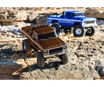Traxxas TRX-4 Ford F-150 Ranger XLT High Trail Edition 1/10 Scale 4x4 Trail Truck, Fully-Assembled, Waterproof Electronics, Ready-To-Drive, With TQi 2.4GHz 4-Channel Radio System, XL-5 XHV Speed Control, Hi/Low Transmission, Remote Locking Differentials, 