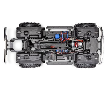 Traxxas TRX-4 Ford F-150 Ranger XLT High Trail Edition 1/10 Scale 4x4 Trail Truck, Fully-Assembled, Waterproof Electronics, Ready-To-Drive, With TQi 2.4GHz 4-Channel Radio System, XL-5 XHV Speed Control, Hi/Low Transmission, Remote Locking Differentials, 