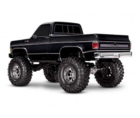 Traxxas TRX-4 Chevrolet K10 Cheyenne High Trail Edition (Black): 1/10 Scale 4X4 Trail Truck, Fully-Assembled, Waterproof electronics, Ready-To-Drive, with TQi 2.4GHz 4-channel Radio System, XL-5 HV Speed Control, Hi/Low Transmission, Remote Locking Differ