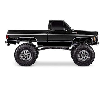 Traxxas TRX-4 Chevrolet K10 Cheyenne High Trail Edition (Black): 1/10 Scale 4X4 Trail Truck, Fully-Assembled, Waterproof electronics, Ready-To-Drive, with TQi 2.4GHz 4-channel Radio System, XL-5 HV Speed Control, Hi/Low Transmission, Remote Locking Differ