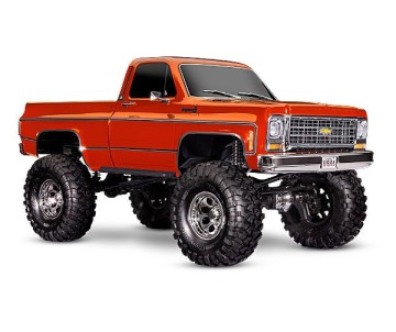 Traxxas TRX-4 Chevrolet K10 Cheyenne High Trail Edition (Copper): 1/10 Scale 4X4 Trail Truck, Fully-Assembled, Waterproof electronics, Ready-To-Drive, with TQi 2.4GHz 4-channel Radio System, XL-5 HV Speed Control, Hi/Low Transmission, Remote Locking Diffe
