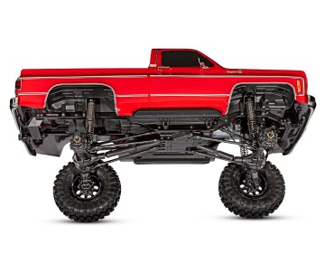 Traxxas TRX-4 Chevrolet K10 Cheyenne High Trail Edition (RED): 1/10 Scale 4X4 Trail Truck, Fully-Assembled, Waterproof electronics, Ready-To-Drive, with TQi 2.4GHz 4-channel Radio System, XL-5 HV Speed Control, Hi/Low Transmission, Remote Locking Differen Traxxas TRX-4 Chevrolet K10 Cheyenne High Trail Edition (RED): 1/10 Scale 4X4 Trail Truck, Fully-Assembled, Waterproof electronics, Ready-To-Drive, with TQi 2.4GHz 4-channel Radio System, XL-5 HV Speed Control, Hi/Low Transmission, Remote Locking Differen