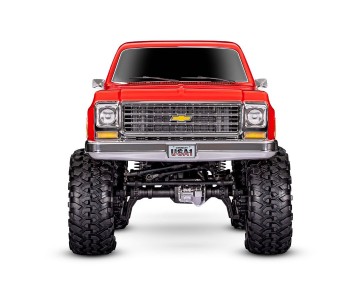 Traxxas TRX-4 Chevrolet K10 Cheyenne High Trail Edition (RED): 1/10 Scale 4X4 Trail Truck, Fully-Assembled, Waterproof electronics, Ready-To-Drive, with TQi 2.4GHz 4-channel Radio System, XL-5 HV Speed Control, Hi/Low Transmission, Remote Locking Differen Traxxas TRX-4 Chevrolet K10 Cheyenne High Trail Edition (RED): 1/10 Scale 4X4 Trail Truck, Fully-Assembled, Waterproof electronics, Ready-To-Drive, with TQi 2.4GHz 4-channel Radio System, XL-5 HV Speed Control, Hi/Low Transmission, Remote Locking Differen