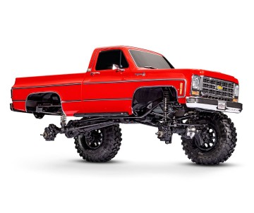 Traxxas TRX-4 Chevrolet K10 Cheyenne High Trail Edition (RED): 1/10 Scale 4X4 Trail Truck, Fully-Assembled, Waterproof electronics, Ready-To-Drive, with TQi 2.4GHz 4-channel Radio System, XL-5 HV Speed Control, Hi/Low Transmission, Remote Locking Differen Traxxas TRX-4 Chevrolet K10 Cheyenne High Trail Edition (RED): 1/10 Scale 4X4 Trail Truck, Fully-Assembled, Waterproof electronics, Ready-To-Drive, with TQi 2.4GHz 4-channel Radio System, XL-5 HV Speed Control, Hi/Low Transmission, Remote Locking Differen
