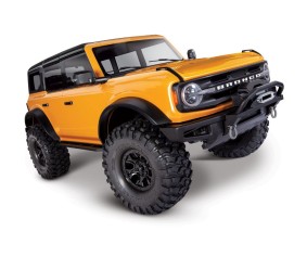 Traxxas TRX4 Scale and Trail 2021 Ford Bronco 1/10 Crawler, XL-5 HV, Titan 12T - Orange With FREE Winch