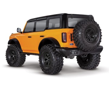 Traxxas TRX4 Scale and Trail 2021 Ford Bronco 1/10 Crawler, XL-5 HV, Titan 12T - Orange With FREE Winch