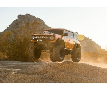 Traxxas TRX4 Scale and Trail 2021 Ford Bronco 1/10 Crawler, XL-5 HV, Titan 12T - Orange With FREE Winch