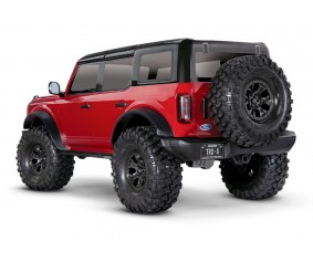 Traxxas TRX4 Scale and Trail 2021 Ford Bronco 1/10 Crawler, XL-5 HV, Titan 12T - Red With FREE Winch