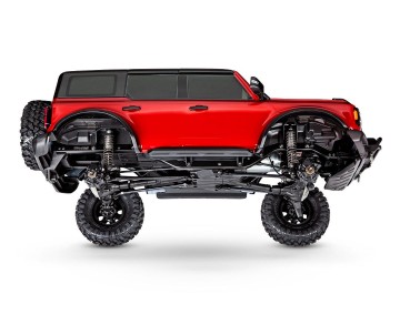 Traxxas TRX4 Scale and Trail 2021 Ford Bronco 1/10 Crawler, XL-5 HV, Titan 12T - Red With FREE Winch