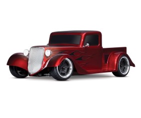 Traxxas Factory Five '35 Hot Rod Truck: 1/10 Scale AWD Electric Truck with TQ 2.4GHz radio system - Metallic Red