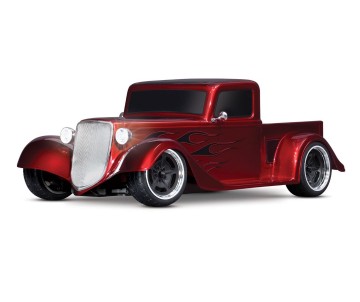 Traxxas Factory Five '35 Hot Rod Truck: 1/10 Scale AWD Electric Truck with TQ 2.4GHz radio system - Metallic Red