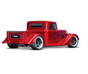 Traxxas Factory Five '35 Hot Rod Truck: 1/10 Scale AWD Electric Truck with TQ 2.4GHz radio system - Metallic Red