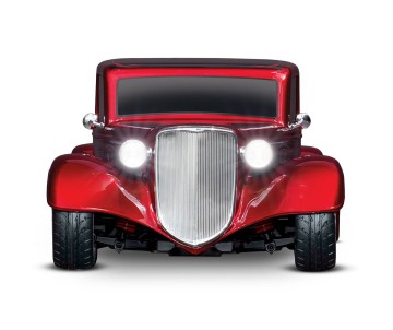 Traxxas Factory Five '35 Hot Rod Truck: 1/10 Scale AWD Electric Truck with TQ 2.4GHz radio system - Metallic Red