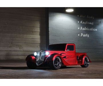 Traxxas Factory Five '35 Hot Rod Truck: 1/10 Scale AWD Electric Truck with TQ 2.4GHz radio system - Metallic Red