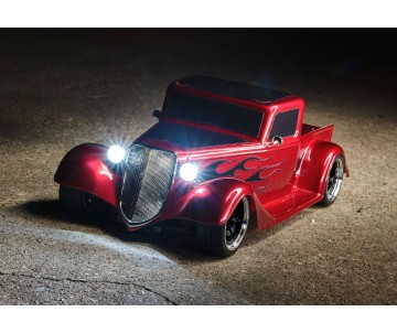 Traxxas Factory Five '35 Hot Rod Truck: 1/10 Scale AWD Electric Truck with TQ 2.4GHz radio system - Metallic Red