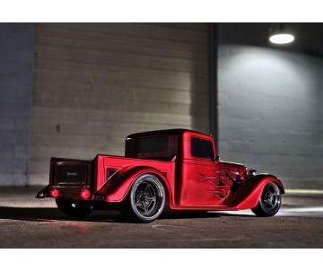 Traxxas Factory Five '35 Hot Rod Truck: 1/10 Scale AWD Electric Truck with TQ 2.4GHz radio system - Metallic Red