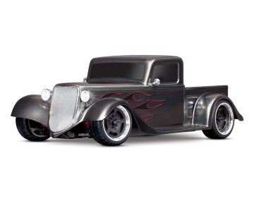 Traxxas Factory Five '35 Hot Rod Truck: 1/10 Scale AWD Electric Truck with TQ 2.4GHz radio system - Metallic Graphite