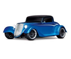 Traxxas Factory Five '33 Hot Rod Coupe: 1/10 Scale AWD Electric Supercar with TQ 2.4GHz radio system - Metallic Blue Fade