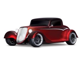 Traxxas Factory Five '33 Hot Rod Coupe: 1/10 Scale AWD Electric Supercar with TQ 2.4GHz radio system - Metallic Red Fade