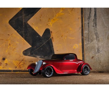 Traxxas Factory Five '33 Hot Rod Coupe: 1/10 Scale AWD Electric Supercar with TQ 2.4GHz radio system - Metallic Red Fade