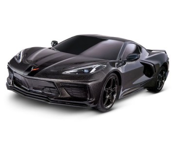 Traxxas Chevrolet Corvette Stingray: 1/10 Scale AWD Supercar with TQ 2.4GHz Radio System - Black