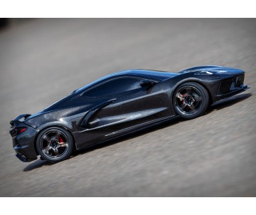 Traxxas Chevrolet Corvette Stingray: 1/10 Scale AWD Supercar with TQ 2.4GHz Radio System - Black