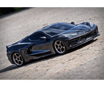 Traxxas Chevrolet Corvette Stingray: 1/10 Scale AWD Supercar with TQ 2.4GHz Radio System - Black
