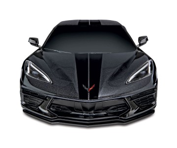 Traxxas Chevrolet Corvette Stingray: 1/10 Scale AWD Supercar with TQ 2.4GHz Radio System - Black