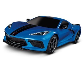 Traxxas Chevrolet Corvette Stingray: 1/10 Scale AWD Supercar with TQ 2.4GHz Radio System - Blue