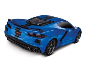 Traxxas Chevrolet Corvette Stingray: 1/10 Scale AWD Supercar with TQ 2.4GHz Radio System - Blue