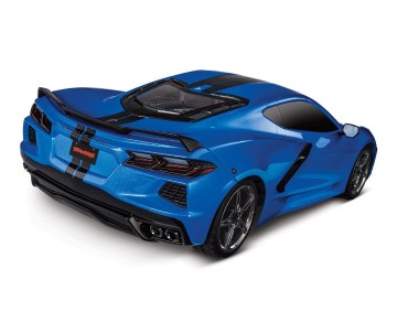 Traxxas Chevrolet Corvette Stingray: 1/10 Scale AWD Supercar with TQ 2.4GHz Radio System - Blue