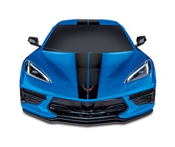 Traxxas Chevrolet Corvette Stingray: 1/10 Scale AWD Supercar with TQ 2.4GHz Radio System - Blue
