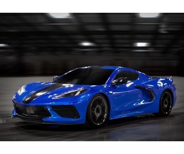 Traxxas Chevrolet Corvette Stingray: 1/10 Scale AWD Supercar with TQ 2.4GHz Radio System - Blue