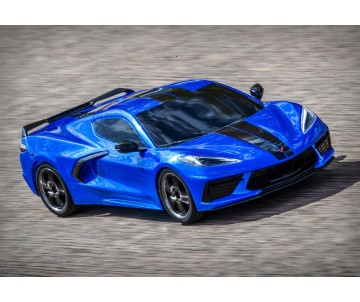 Traxxas Chevrolet Corvette Stingray: 1/10 Scale AWD Supercar with TQ 2.4GHz Radio System - Blue