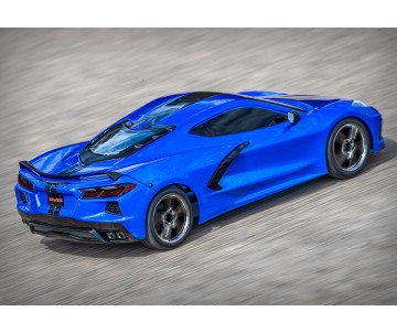 Traxxas Chevrolet Corvette Stingray: 1/10 Scale AWD Supercar with TQ 2.4GHz Radio System - Blue