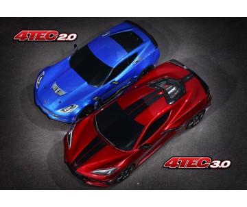 Traxxas Chevrolet Corvette Stingray: 1/10 Scale AWD Supercar with TQ 2.4GHz Radio System - Blue