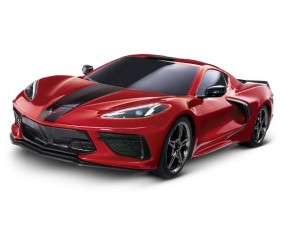 Traxxas Chevrolet Corvette Stingray: 1/10 Scale AWD Supercar with TQ 2.4GHz Radio System - Red