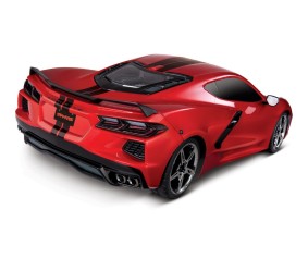 Traxxas Chevrolet Corvette Stingray: 1/10 Scale AWD Supercar with TQ 2.4GHz Radio System - Red