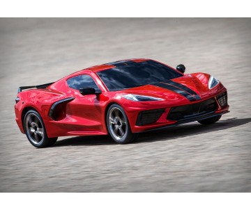 Traxxas Chevrolet Corvette Stingray: 1/10 Scale AWD Supercar with TQ 2.4GHz Radio System - Red