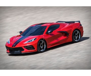 Traxxas Chevrolet Corvette Stingray: 1/10 Scale AWD Supercar with TQ 2.4GHz Radio System - Red