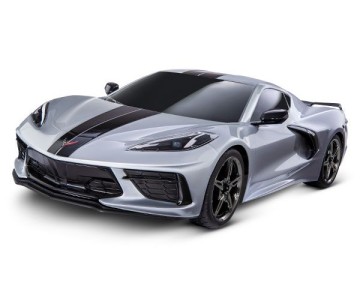 Traxxas Chevrolet Corvette Stingray: 1/10 Scale AWD Supercar with TQ 2.4GHz Radio System - Silver