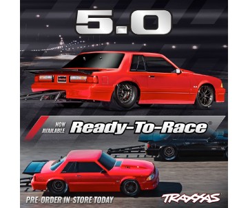 Traxxas Ford Mustang 5.0 Drag Slash RTR - Red