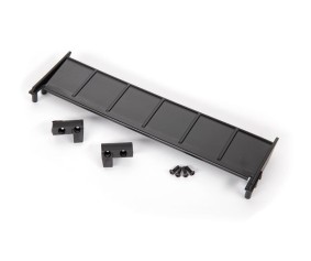 Traxxas Wing, Chevrolet C10/ support/ side plates (left & right)/ 3x10 BCS (4)