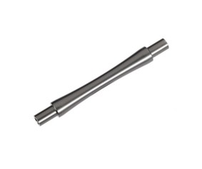 Traxxas Axle, wheelie bar, charcoal gray (aluminum)