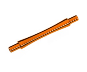 Traxxas Axle, Wheelie Bar, 6061-T6 Aluminum (Orange-Anodized) (1)/ 3X12 BCS (With Threadlock) (2)