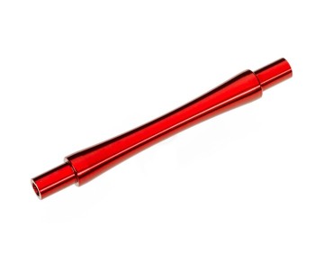 Traxxas Axle, Wheelie Bar, 6061-T6 Aluminum (Red-Anodized) (1)/ 3X12 BCS (With Threadlock) (2)