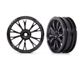 Traxxas Wheels, Weld gloss black (front) (2)